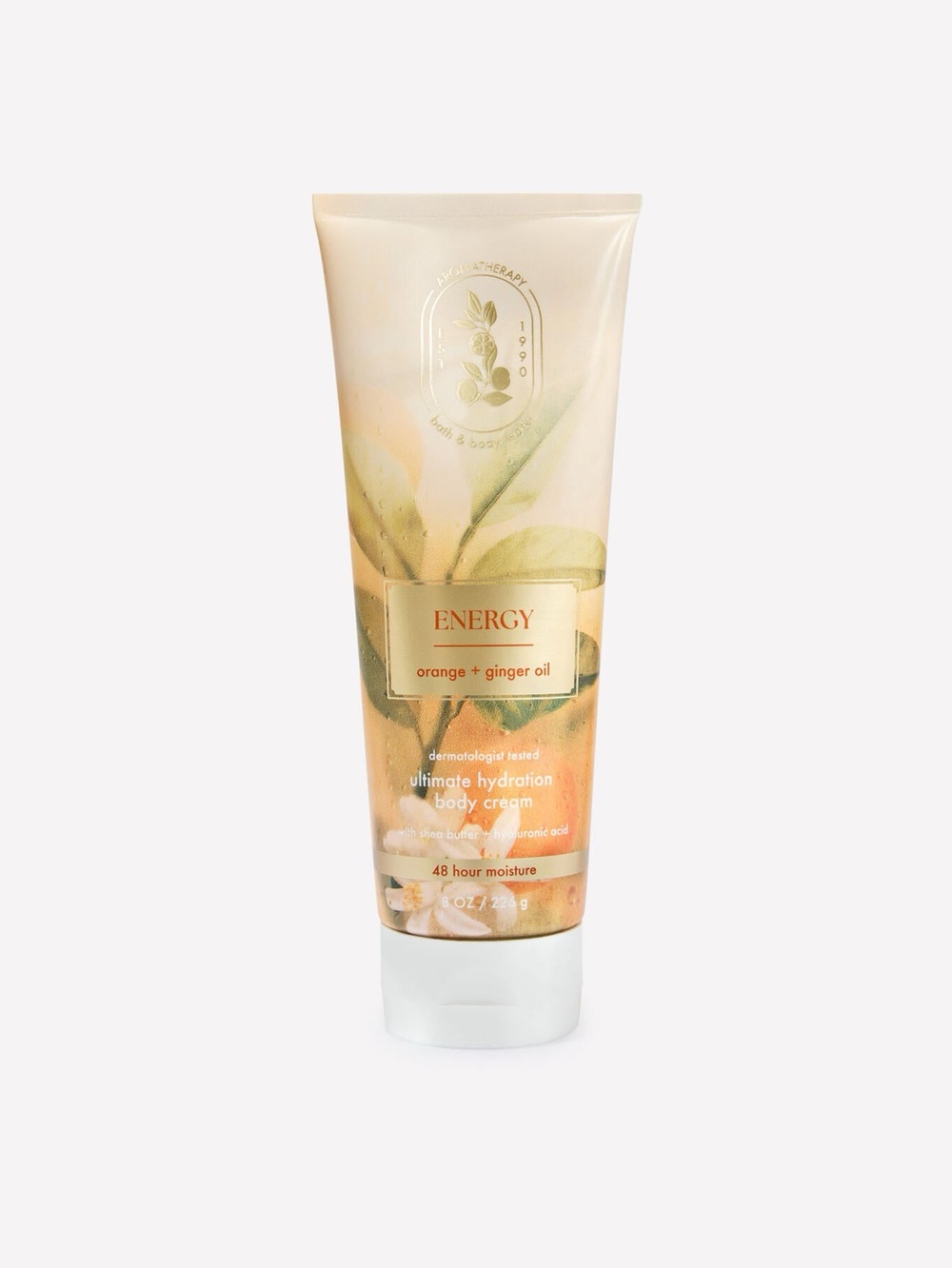 🍊⚡ Bath & Body Works Orange Ginger Aromatherapy Cream 8oz 🧴✨